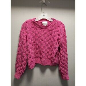 Pink Rose Sweater Small